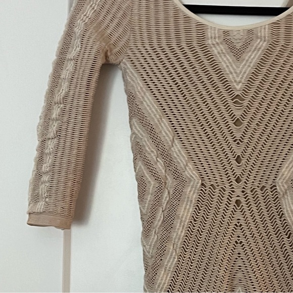 vintage y2k 90s Bebe crochet body-con dress made in the USA - Picture 3 of 10